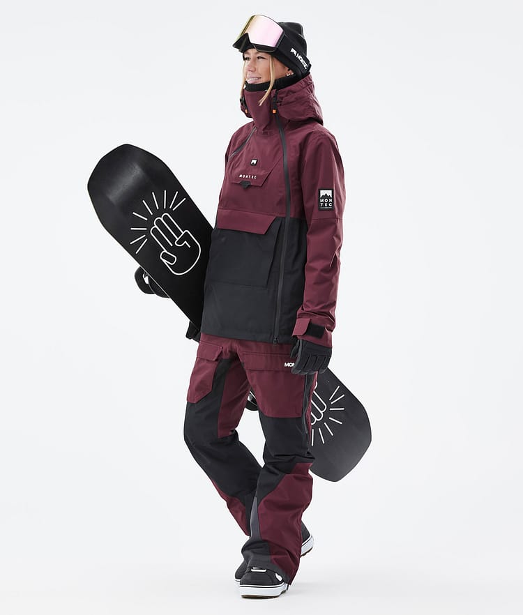 Montec Doom W Snowboardjacke Damen Burgundy/Black, Bild 3 von 11