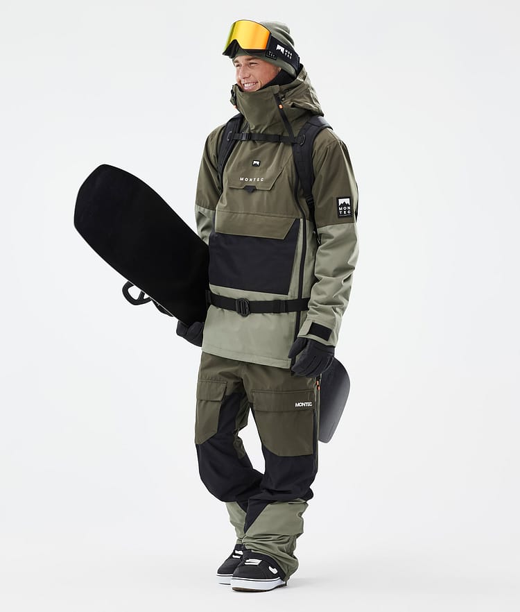 Montec Doom Snowboardjacke Herren Olive Green/Black/Greenish, Bild 3 von 11