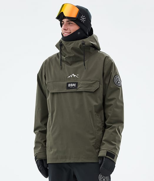 Dope Blizzard Snowboardjacke Herren Olive Green