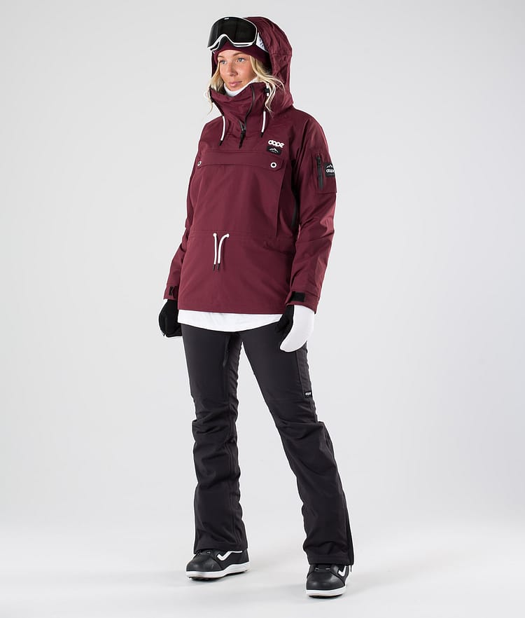 Dope Annok W 2019 Snowboardjacke Damen Burgundy, Bild 8 von 9