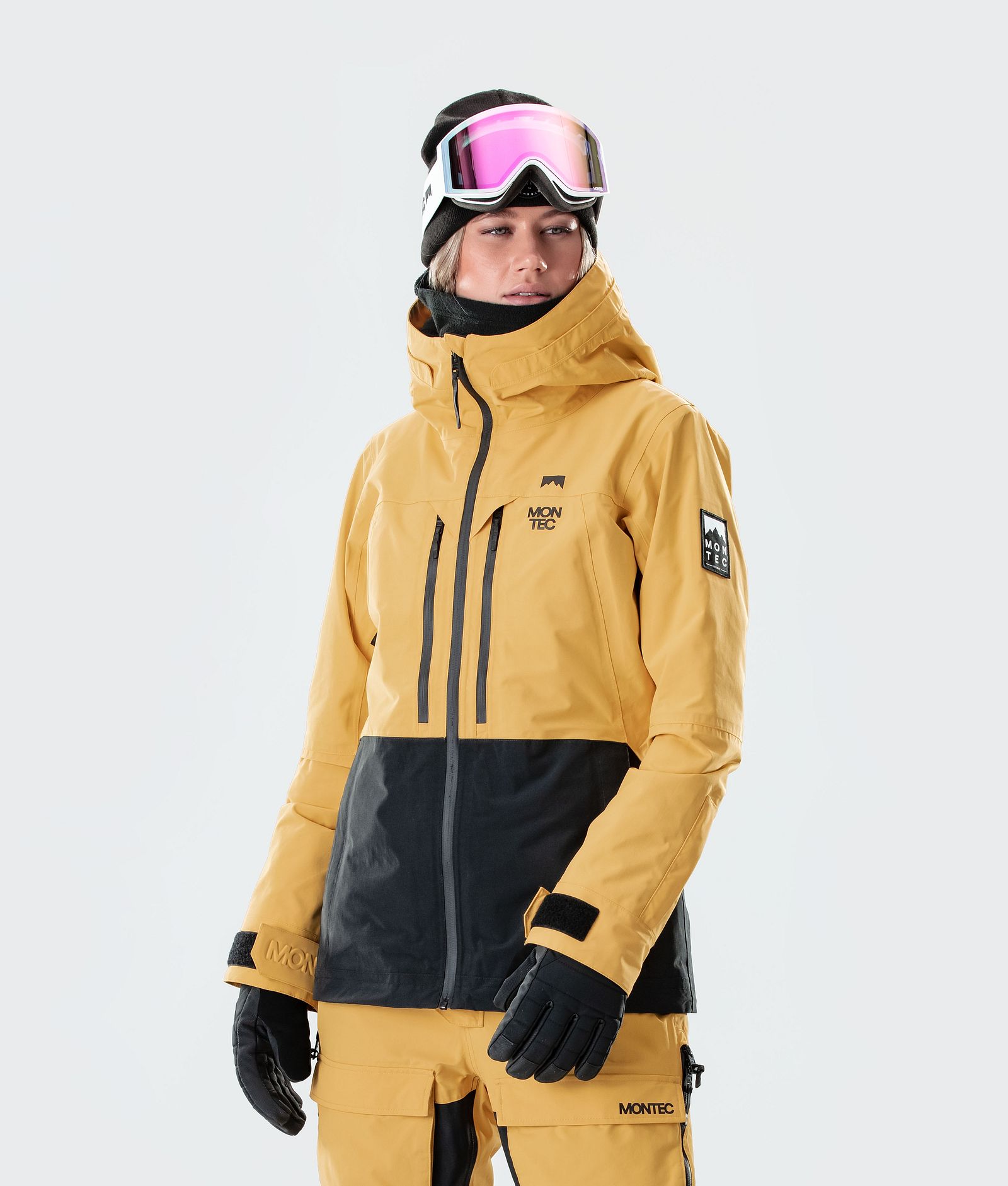 Montec Moss W 2020 Skijacke Damen Yellow/Black, Bild 1 von 8