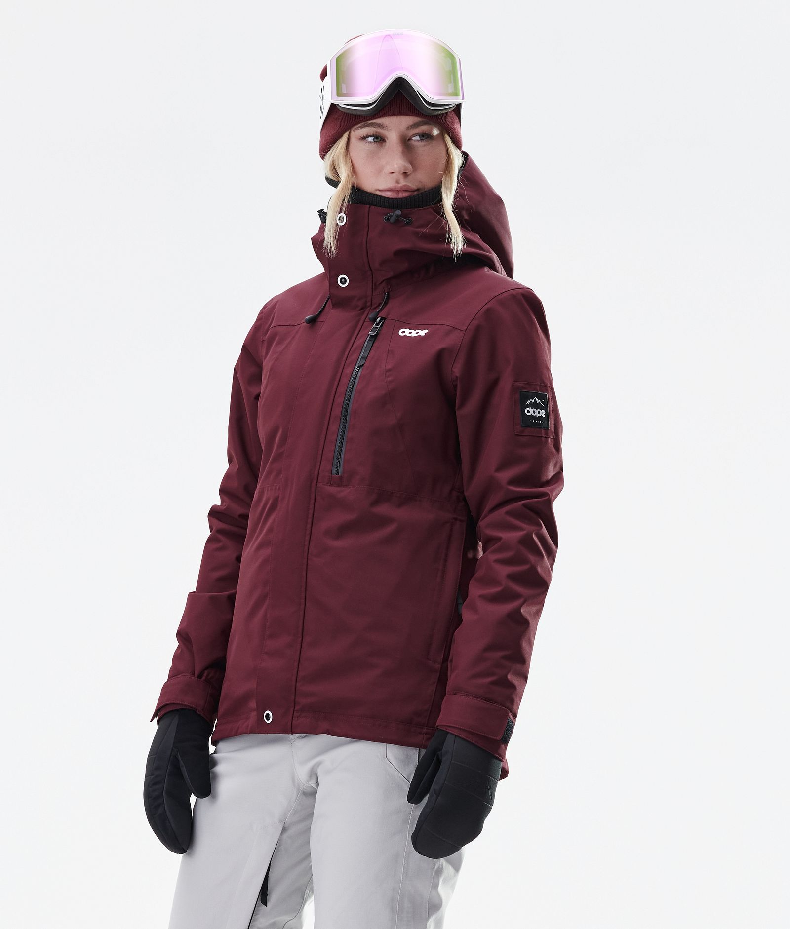 Dope Divine W Skijacke Damen Burgundy, Bild 1 von 9