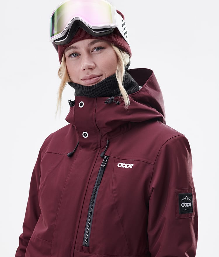 Dope Divine W Skijacke Damen Burgundy, Bild 2 von 9