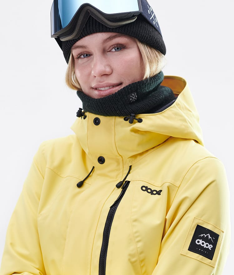 Dope Divine W Skijacke Damen Faded Yellow, Bild 2 von 9