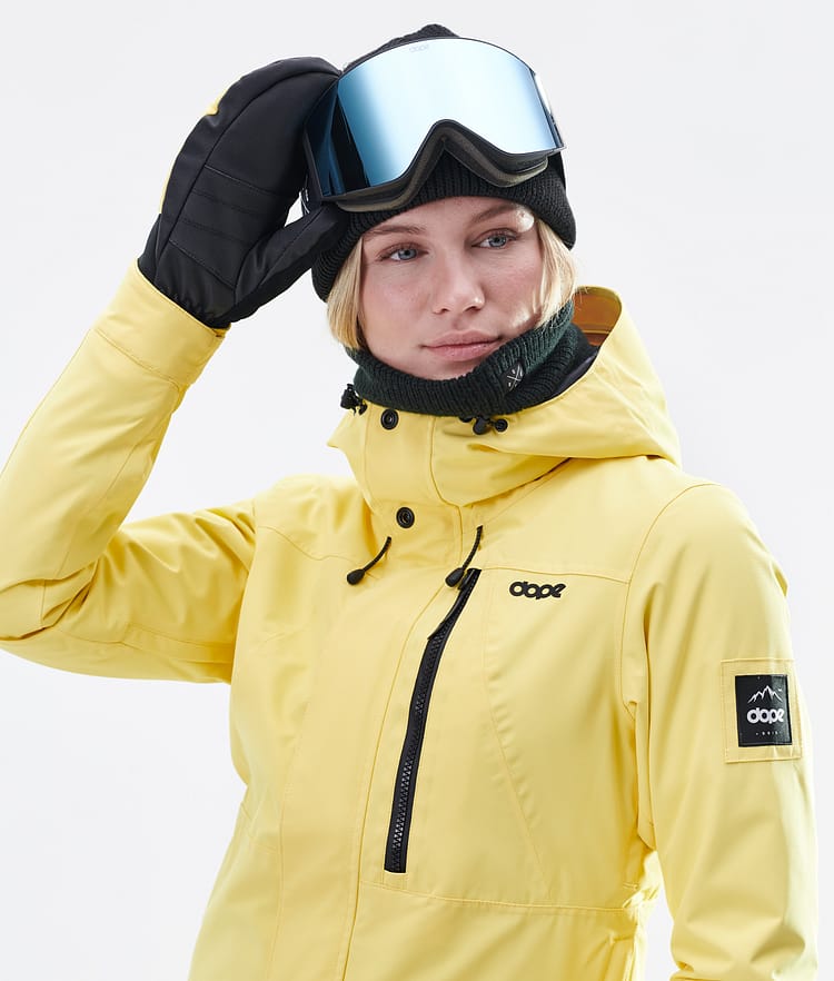 Dope Divine W Skijacke Damen Faded Yellow, Bild 3 von 9