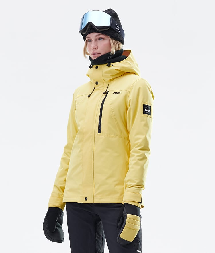 Dope Divine W Skijacke Damen Faded Yellow, Bild 4 von 9