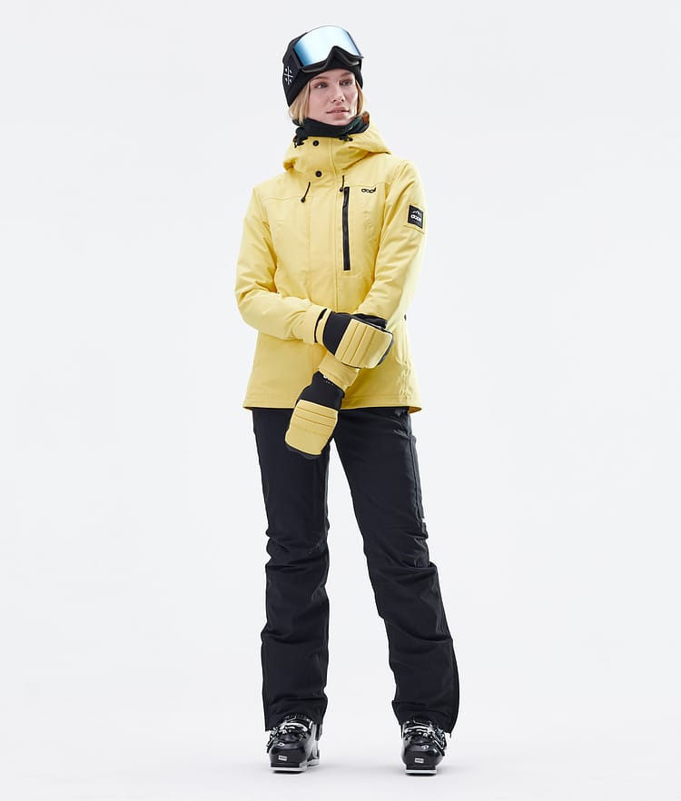 Dope Divine W Skijacke Damen Faded Yellow, Bild 8 von 9