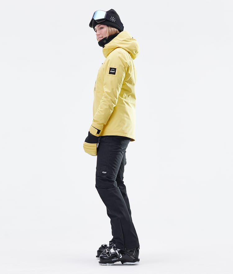 Dope Divine W Skijacke Damen Faded Yellow, Bild 6 von 9