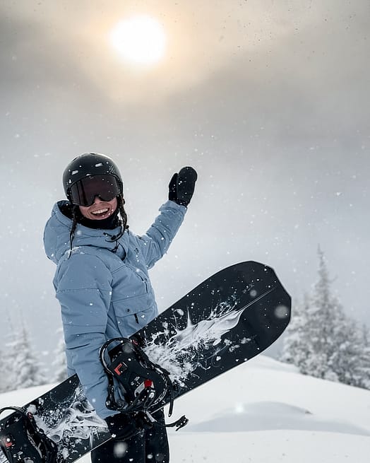 Kunde @skvikskvik in Dope Puffer W Snowboardjacke Damen Light Blue