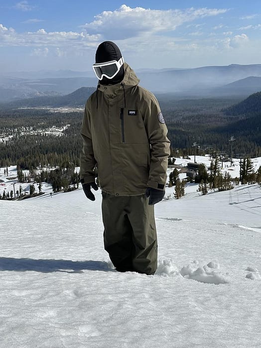 Kunde @lukas.muellauer in Dope Blizzard Full Zip Snowboardjacke Herren Olive Green