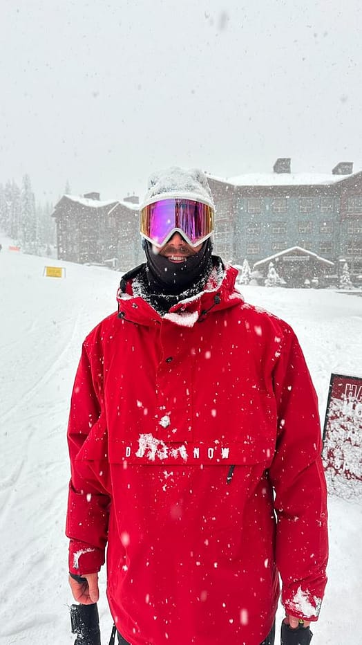 Kunde @nicos_pow in Dope Legacy Snowboardjacke Herren Deep Red