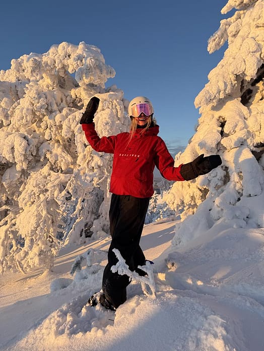 Kunde @Sannioksanen in Dope Legacy W Snowboardjacke Damen Deep Red