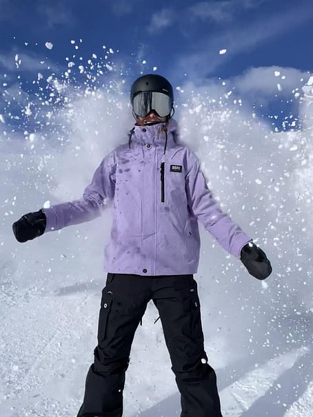 Kunde @irinaruegg in Dope Blizzard W Full Zip Skijacke Damen Faded Violet