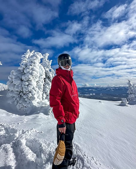 Kunde @nicos_pow in Dope Legacy Skijacke Herren Deep Red