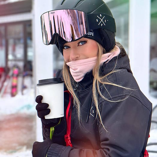 Kunde @brookelathamm in Dope Sight Goggle Lens Extra Glas Snow Champagne Mirror