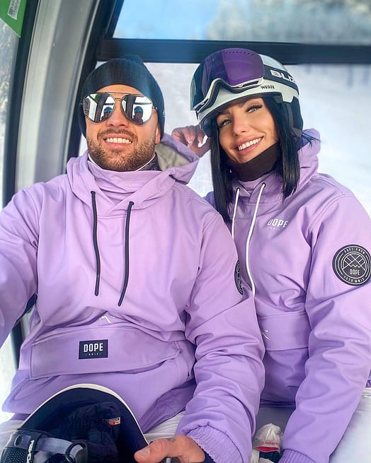 Kunde @b_dylewska_ in Dope Wylie W Snowboardjacke Damen Capital Faded Violet