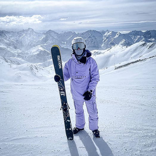 Kunde @alexandrebaiapalas in Dope Iconic Skihose Herren Faded Violet