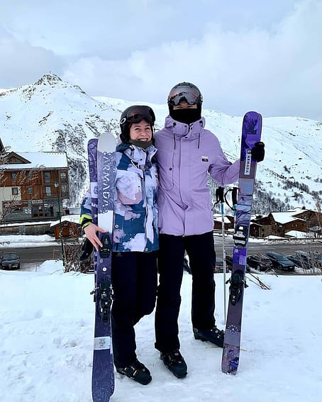 Kunde @adina_petran in Dope Adept Snowboardjacke Herren Faded Violet