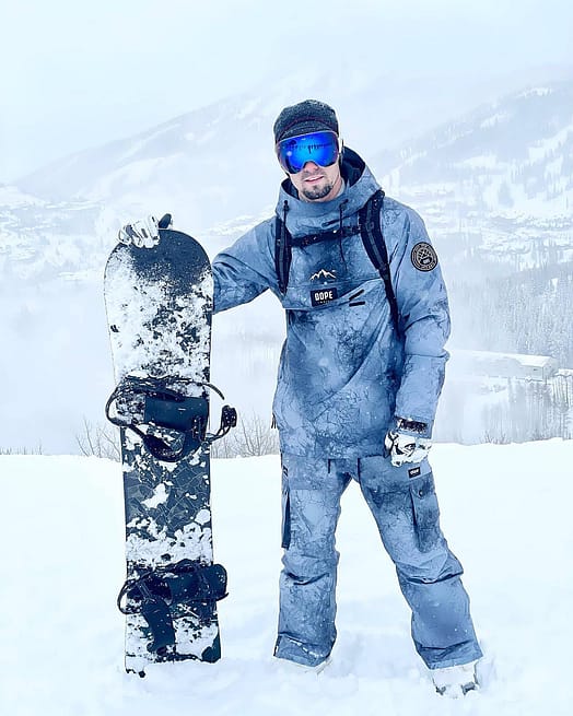 Kunde @_seanpollock_ in Dope Iconic Snowboardhose Herren Dirt