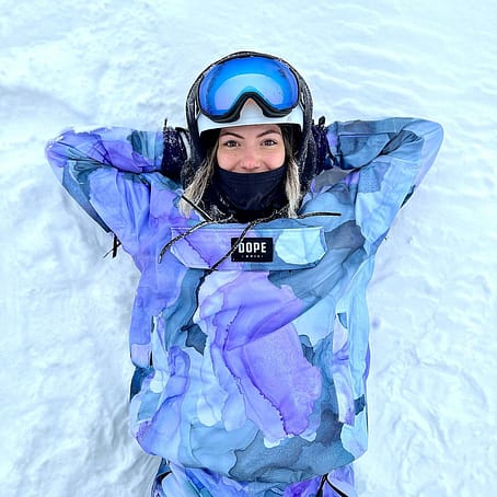 Kunde @hikeandbike__ in Dope Blizzard W Snowboardjacke Damen Blot Violet