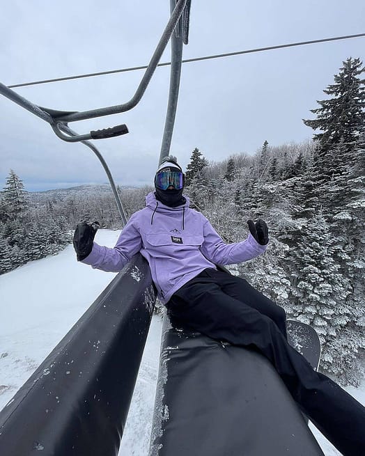 Kunde @_owen_jordan in Dope Blizzard 2021 Snowboardjacke Herren Faded Violet