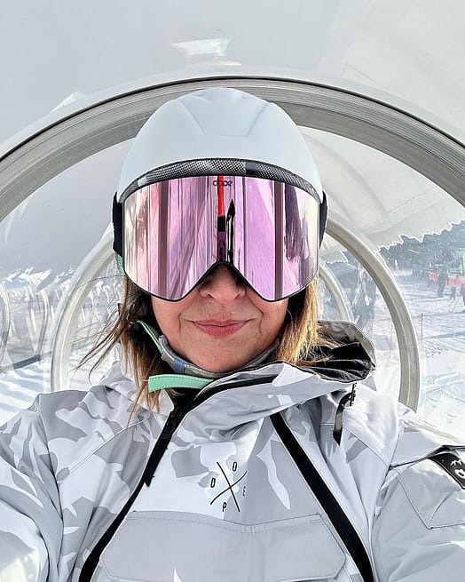 Kunde @kazhillyard in Dope Sight 2021 Goggle Lens Extra Glas Snow Champagne Mirror