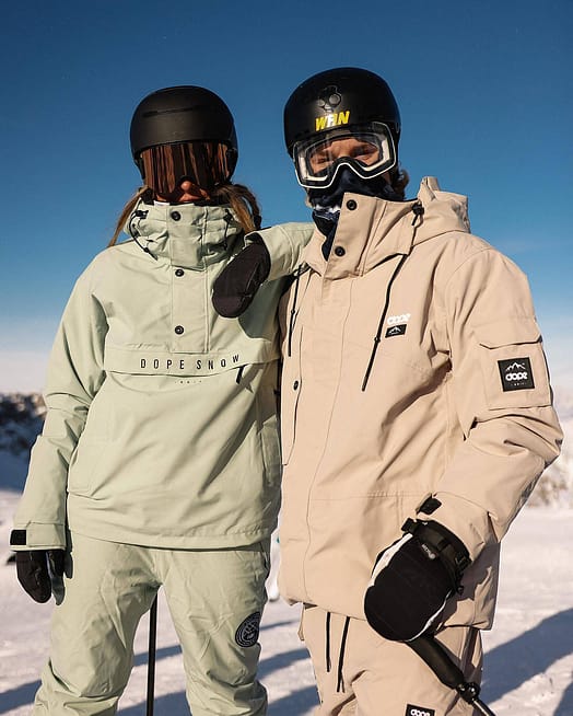 Kunde @bruce_oldman in Dope Adept Snowboardjacke Herren Sand