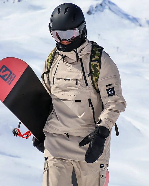 Kunde @perezmako in Dope Akin Snowboardjacke Herren Sand