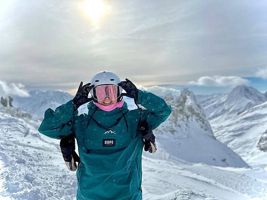 Kunde @terrez____ in Dope Blizzard W Snowboardjacke Damen Bottle Green