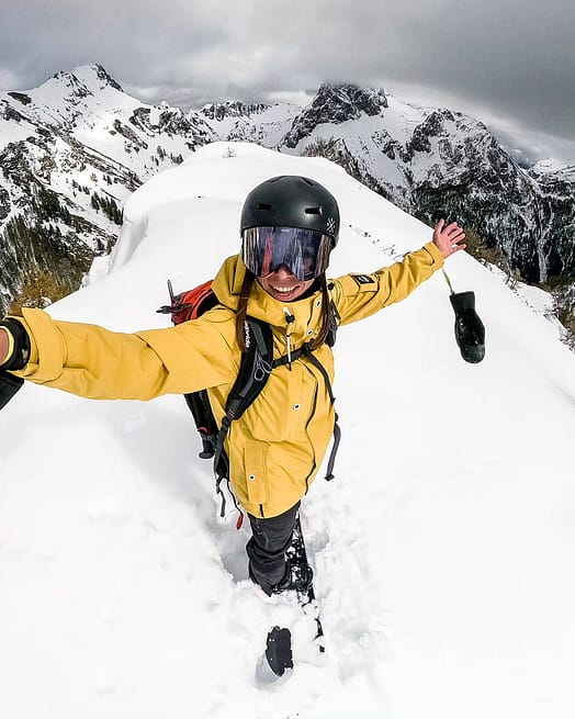 Kunde @skvikskvik in Dope Adept W Snowboardjacke Damen Yellow