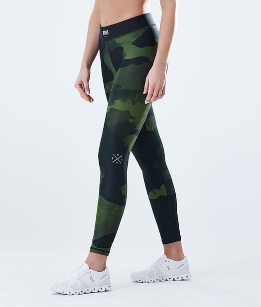 Dope Razor Leggings Damen Green Camo