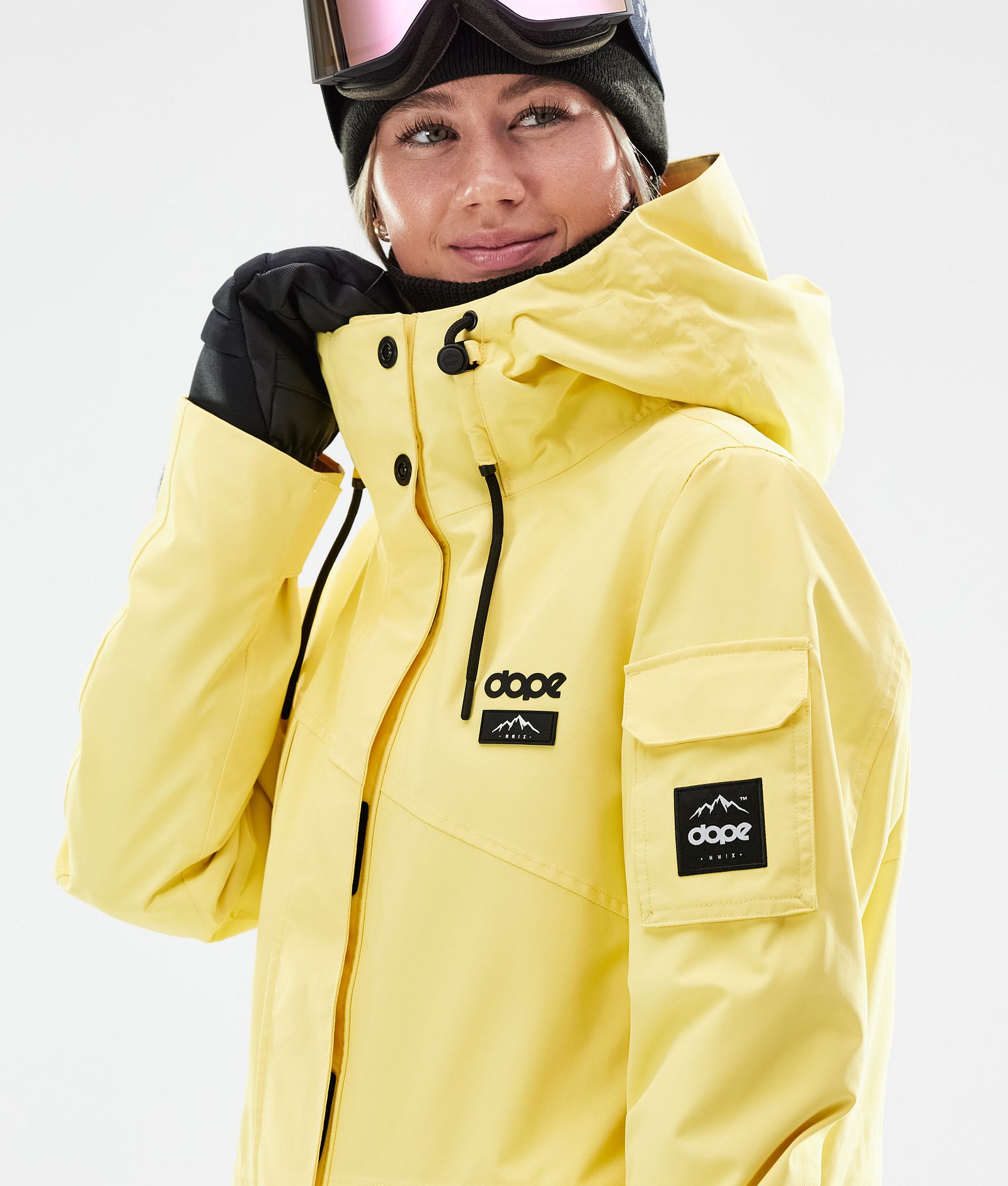 Dope Adept W 2021 Snowboardjacke Damen Faded Yellow, Bild 2 von 11