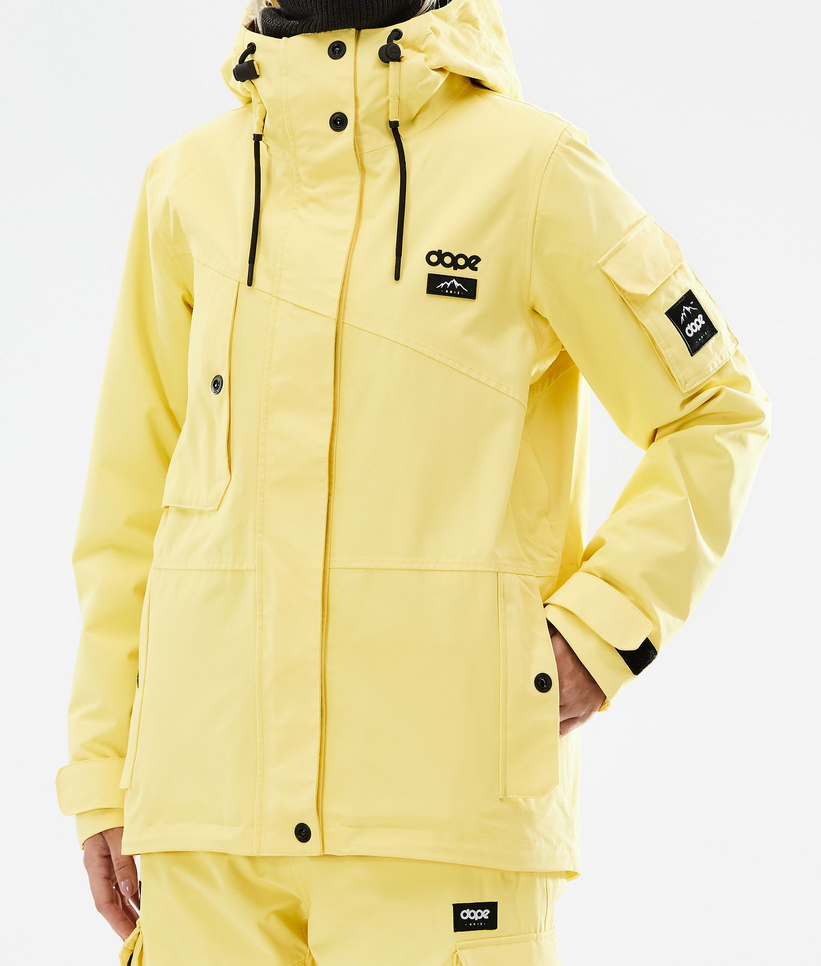 Dope Adept W 2021 Snowboardjacke Damen Faded Yellow, Bild 9 von 11