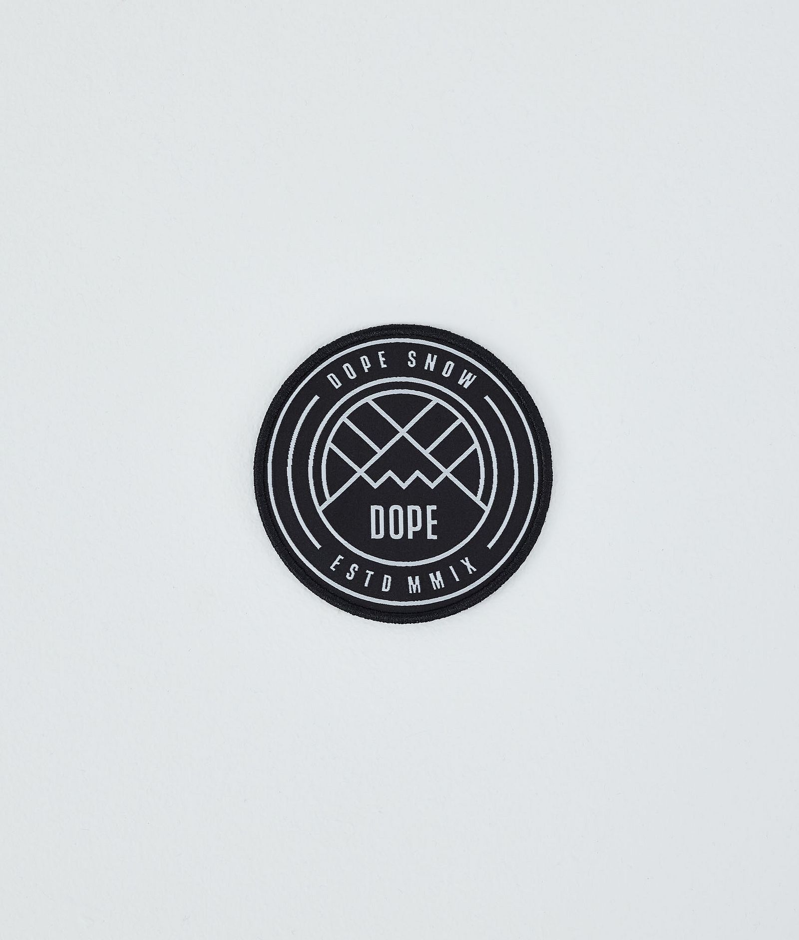 Dope Round Patch Dope Ersatzteile Black/White Logo, Bild 1 von 1