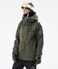 Dope Blizzard W Full Zip 2021 Skijacke Damen Olive Green, Bild 1 von 11