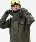 Dope Blizzard W Full Zip 2021 Skijacke Damen Olive Green, Bild 2 von 11