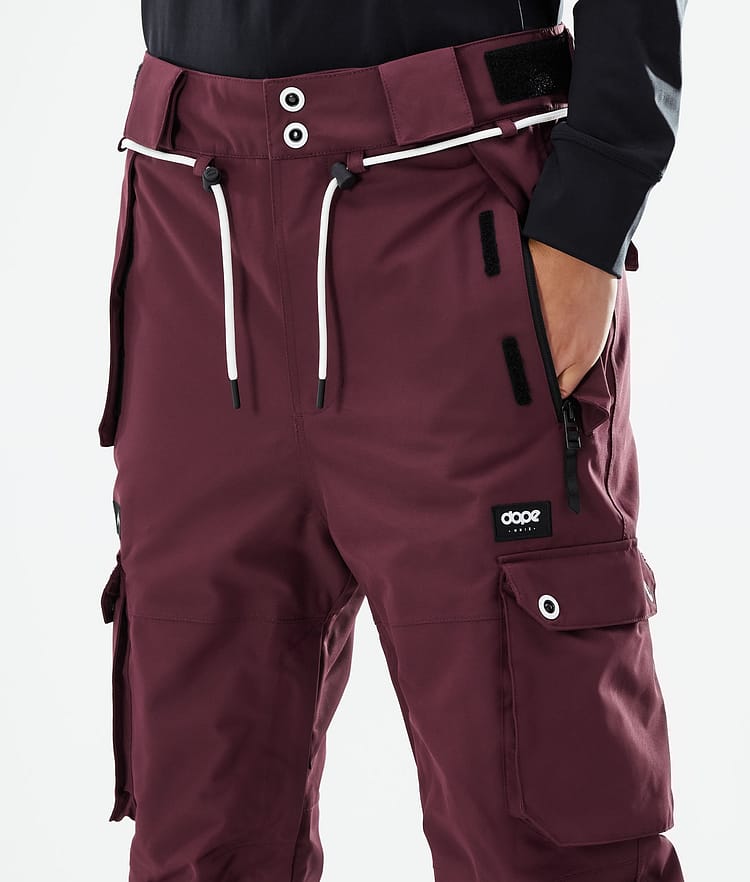 Dope Iconic W 2021 Snowboardhose Damen Burgundy, Bild 4 von 6