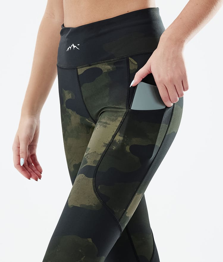 Dope Lofty Tech 2022 Leggings Damen Green Camo, Bild 5 von 8