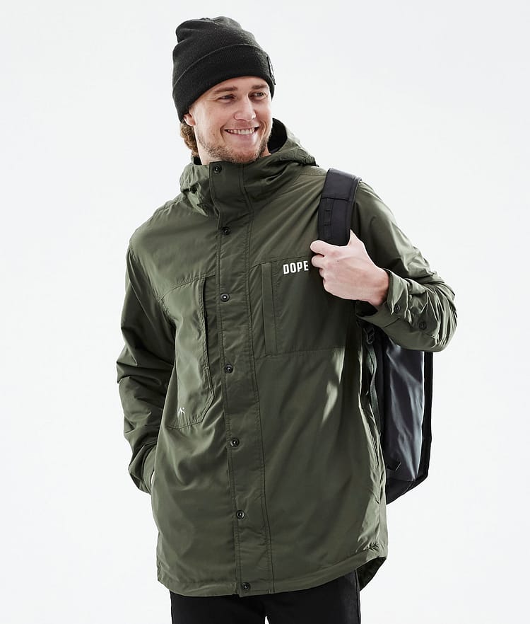 Dope Insulated Midlayer Outdoorjacke Herren Olive Green, Bild 6 von 12