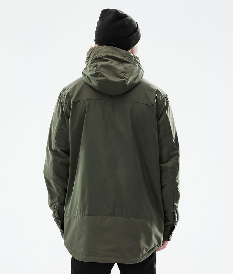 Dope Insulated Midlayer Outdoorjacke Herren Olive Green, Bild 8 von 12