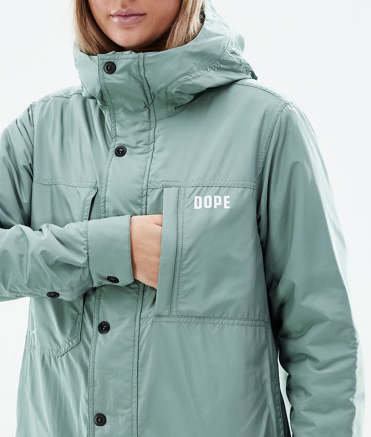 Dope Insulated W Midlayer Outdoorjacke Damen Faded Green, Bild 8 von 10