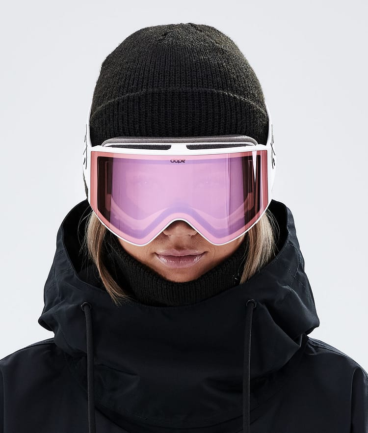 Dope Sight 2021 Skibrille White/Pink Mirror, Bild 3 von 6