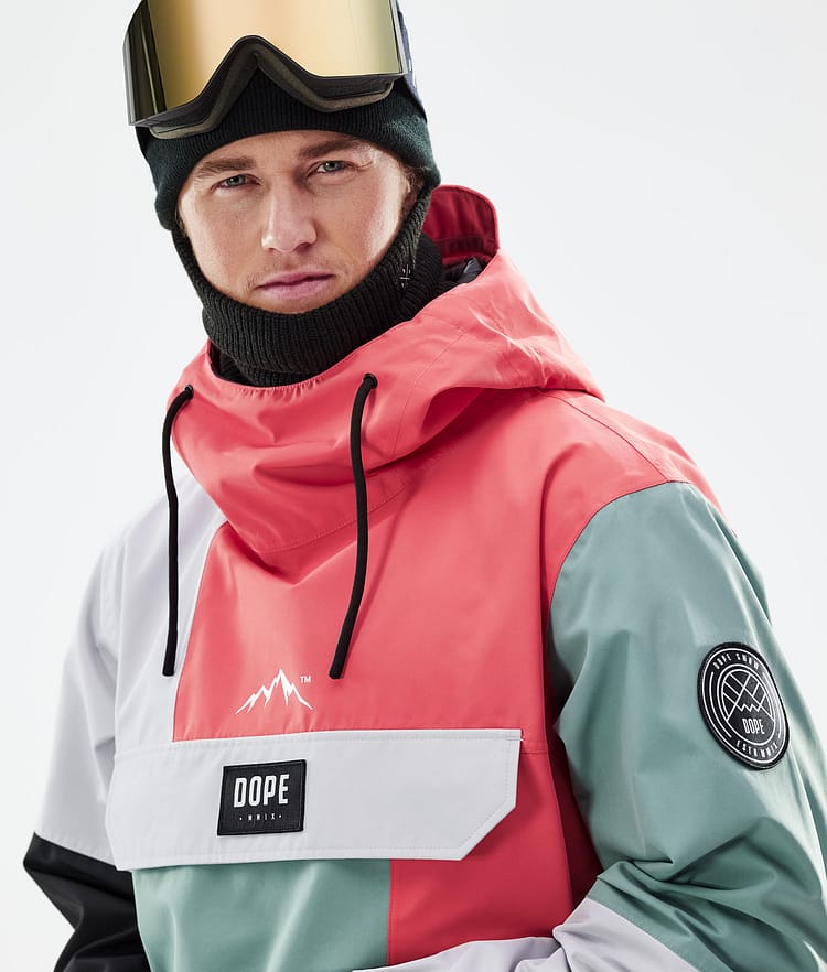 Dope Blizzard LE Skijacke Herren Limited Edition Patchwork Coral, Bild 3 von 10