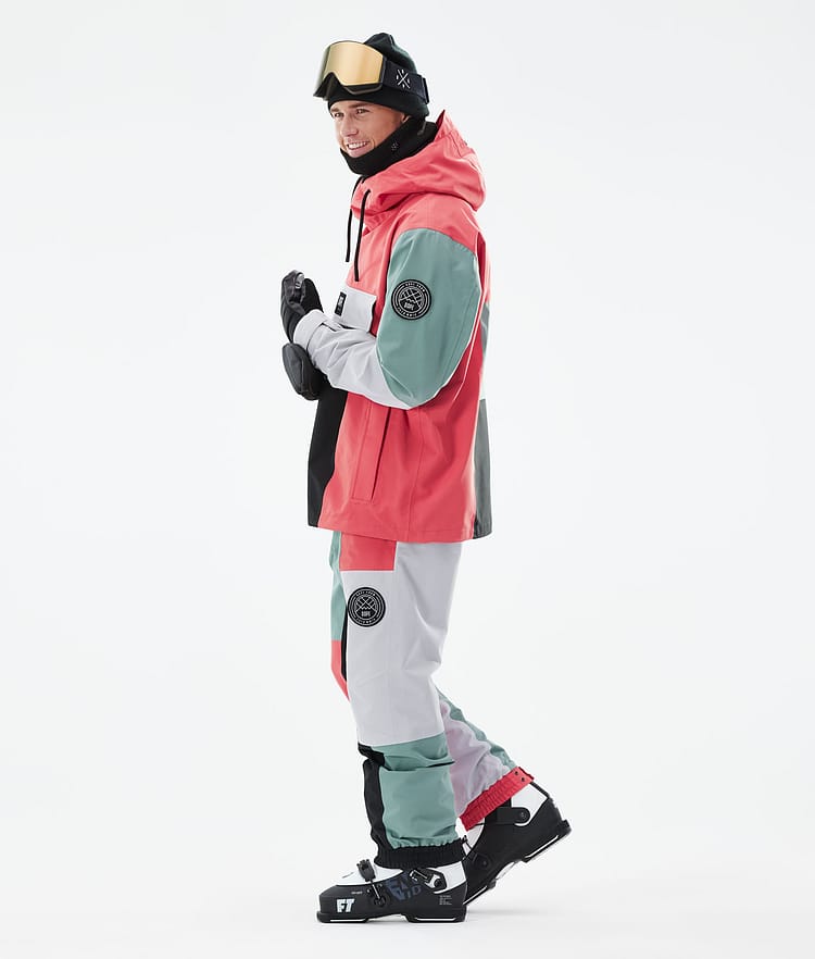 Dope Blizzard LE Skijacke Herren Limited Edition Patchwork Coral, Bild 5 von 10