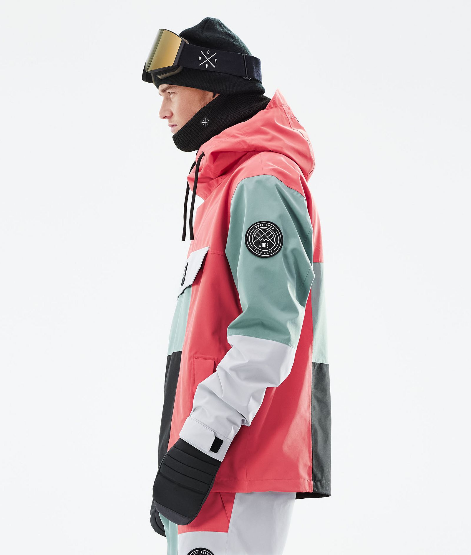 Dope Blizzard LE Snowboardjacke Herren Limited Edition Patchwork Coral, Bild 7 von 10