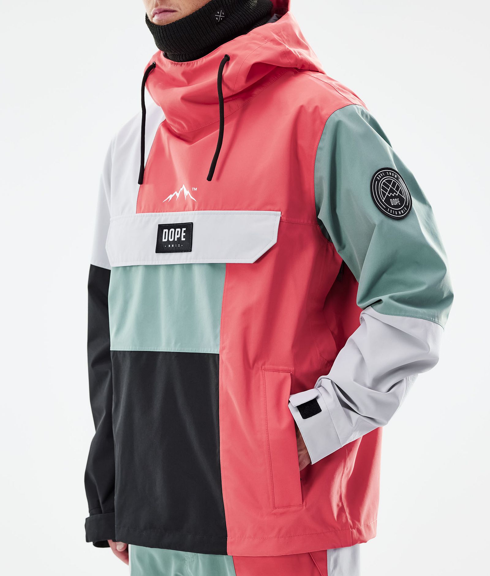 Dope Blizzard LE Skijacke Herren Limited Edition Patchwork Coral, Bild 9 von 10