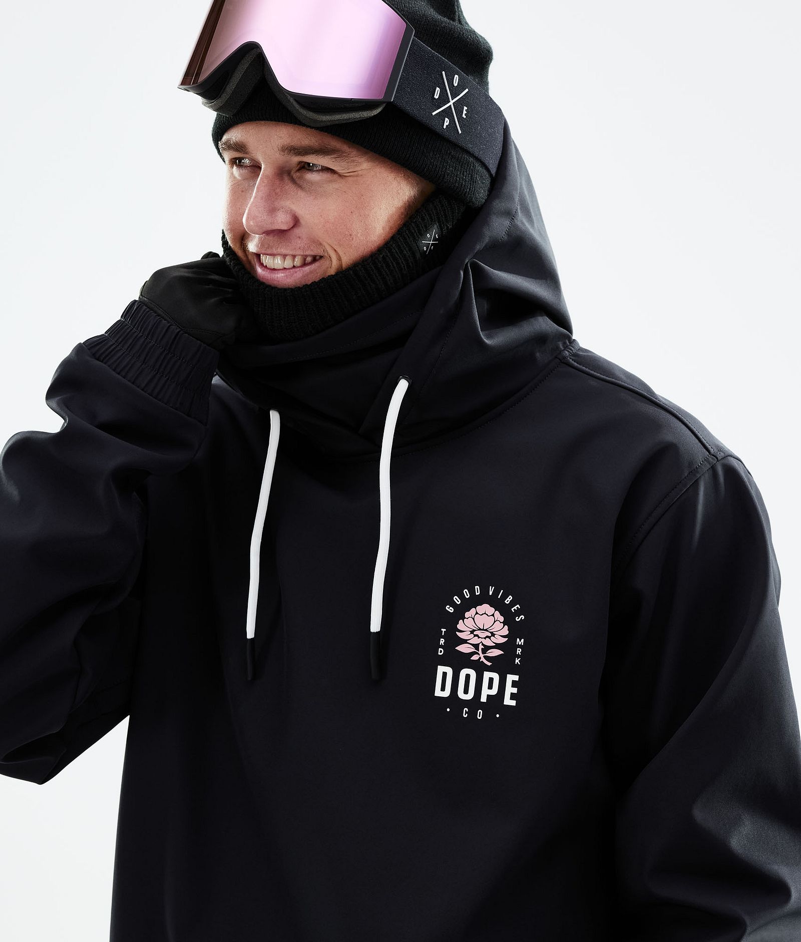 Dope Yeti 2021 Snowboardjacke Herren Rose Black, Bild 3 von 8