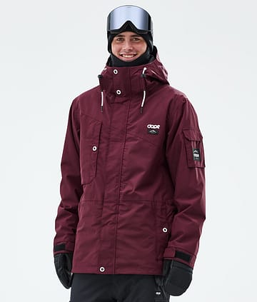 Dope Adept Snowboardjacke Herren Burgundy