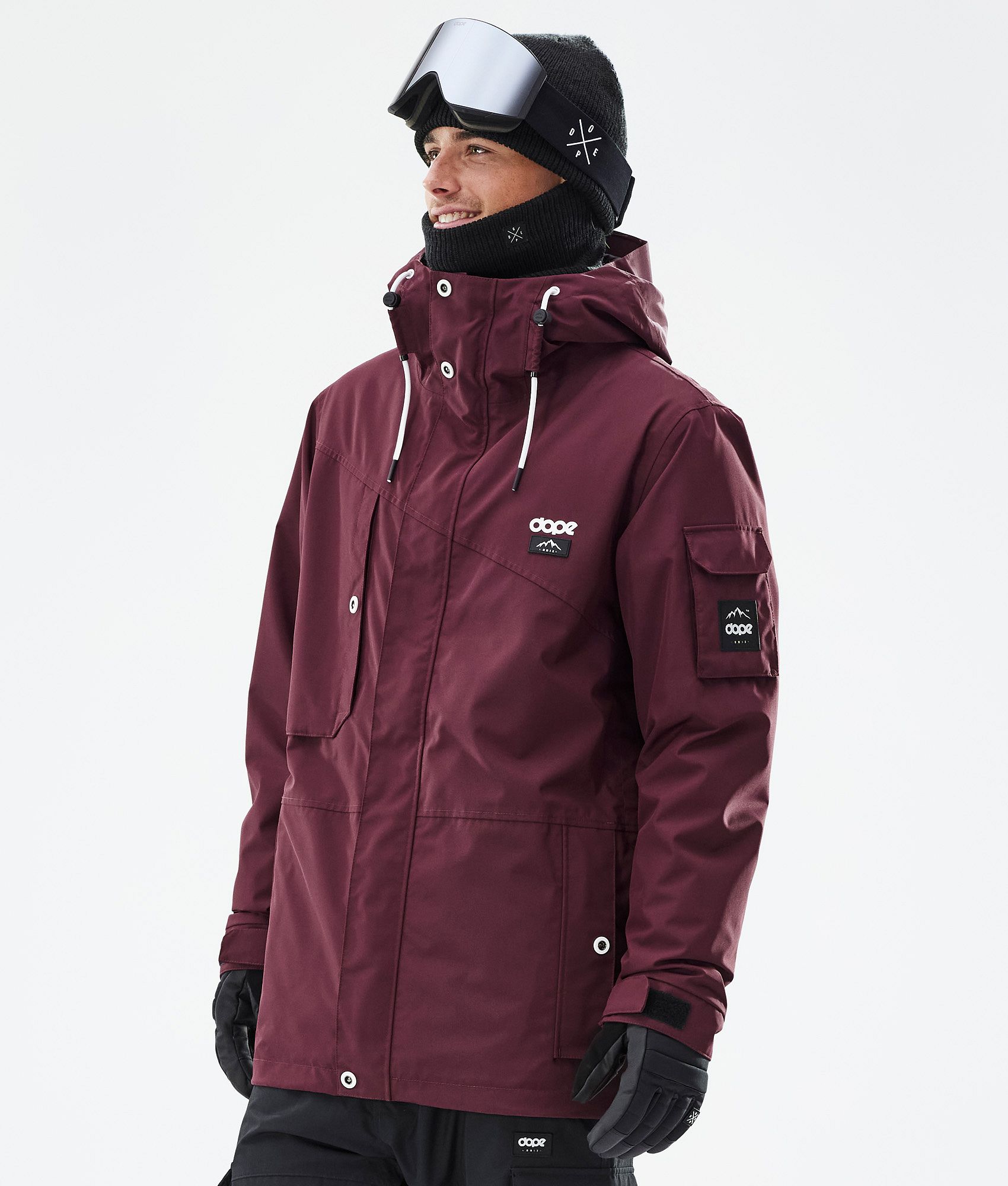 Dope Yeti Snowboardjacke Herren 2X Up Burgundy Bordeaux Ridestore