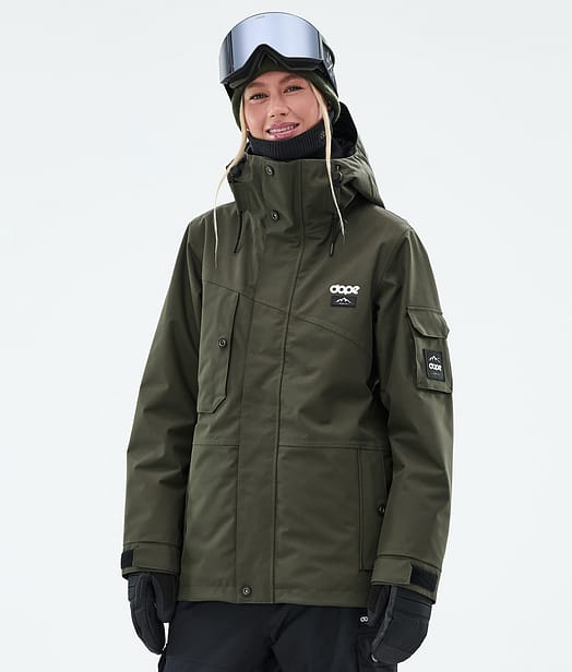 Dope Adept W Skijacke Damen Olive Green